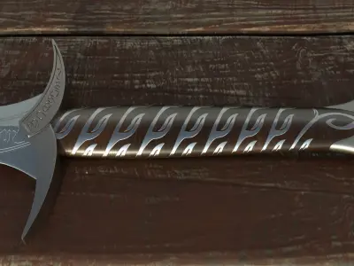 Sting Sword Lord Of The Rings Frodo 3D model