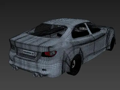 mazda car Free low-poly 3D model