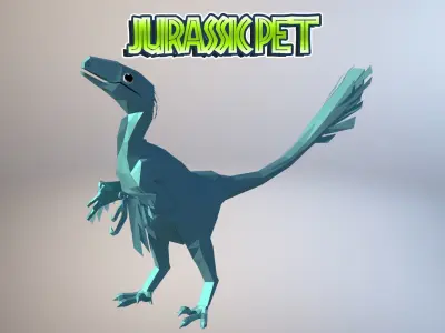 Balaur butterfly Low-poly 3D model