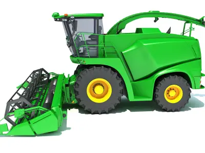 Combine Harvester V44 3D model