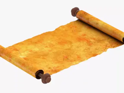 Scroll Open 03 3D model