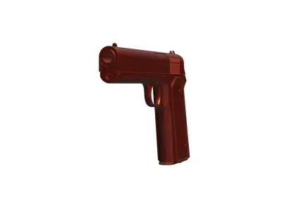 Sub D Ready Colt 1905 High Detail Pistol 3D Model Low-poly 3D model