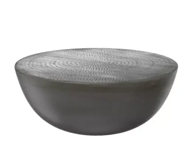 Conga Coffee Table Antique Zinc 3D model