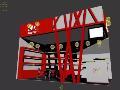 Exhibition - Area - 3X6-3DMAX2009-22 3D model