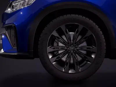  Geely Tugella 2020 3D model