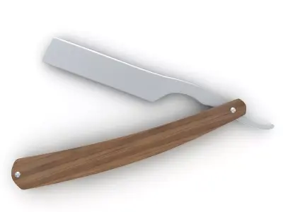 Straight Razor 3D model purchase