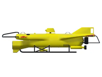 Unmanned Underwater Vehicle 3D model