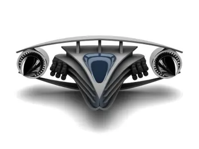 Spaceship Spacy 3D model