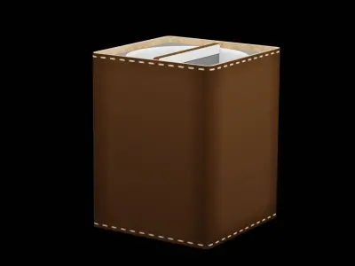 Stationary Holder Low-poly 3D model