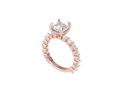 Wedding Ring  3D print model 340