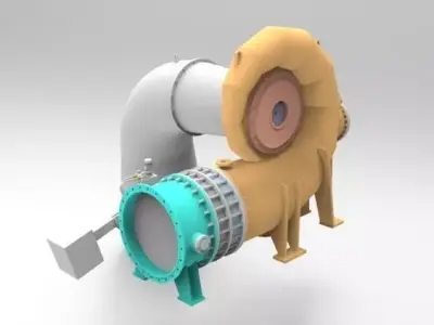 Complete Francis Trubine Assembly Free 3D model