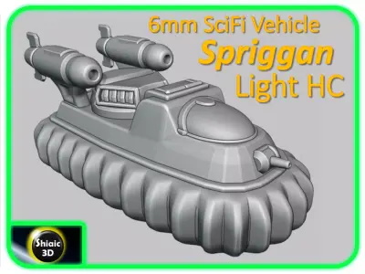 6mm SciFi vehicle - Spriggan L-RHC 3D print model