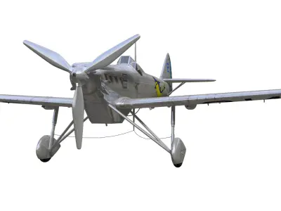 Dewoitine D510 3D model purchase