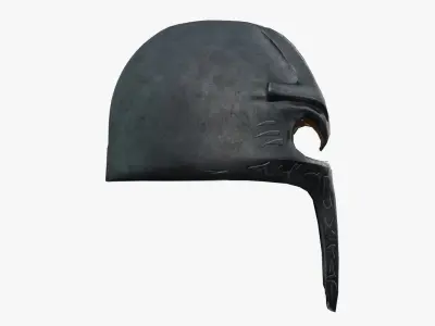 Medieval Helmet Low-poly 3D model