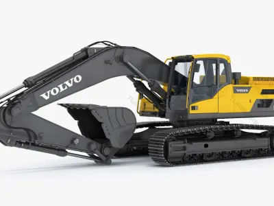 Tracked Excavator VOLVO EC300D 3D model
