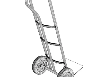 Hand Truck 3D model buy