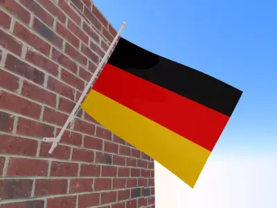 Flag of Germany 3D model purchase