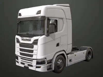 Heavy Truck Chassis 06 Interior All PBR Unity UE Textures  purchase 3D model