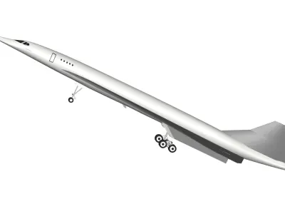 CONCORDE 3D model get