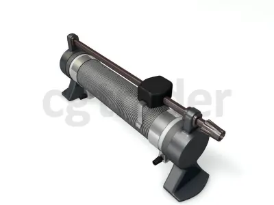 Rheostat air compressor 3D model