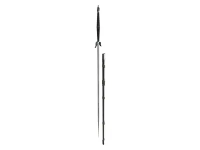 Medieval Warrior Sword And Scabbard Low-poly 3D model