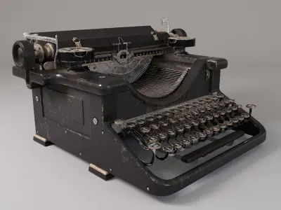 Typewriter 3D model