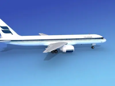 Boeing 757-200 Iceland Air 3D model