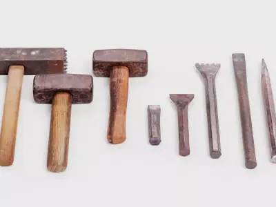 -Stonemasonry Set- 3D model