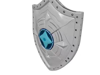 Futuristic Energy Ripple Shield 3D model
