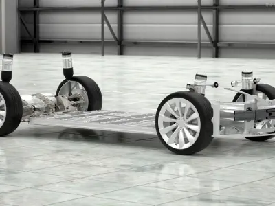 Electric Vehicle Chassis 3D model order