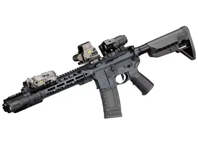 SAI GRY AR15 RIFLE Low-poly 3D model