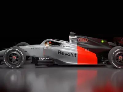 2026 Audi R26 F1 plus Photoshop files 3D model