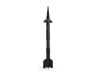 Fattah-01 Hypersonic Ballistic Missile Low-poly 3D model