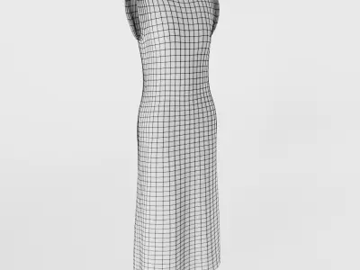 Victorian Petticoat Low-poly 3D model