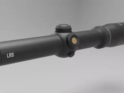 TAC 30 Riflescope 3D Model ---Low Poly --- Low-poly 3D model