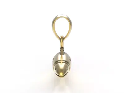 Fish Pendant 3D print model shop