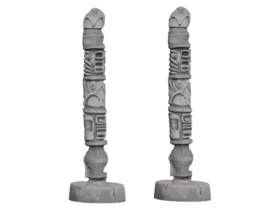 Totem Pole Free 3D model