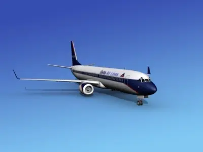 Boeing 737-900ER Delta 2 3D model
