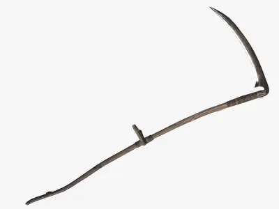 Scythe Low-poly 3D model order