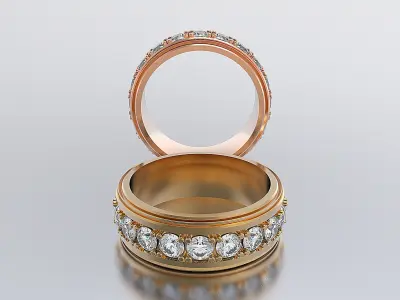 men ring 3D print model