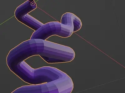 slides for outdoors Low-poly 3D model