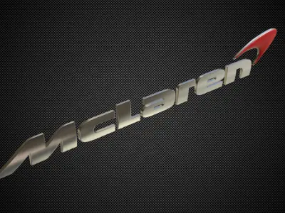 mclaren logo 3D model