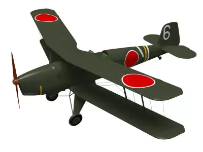 Ki86 Type 4 Basic Trainer 3D model purchase