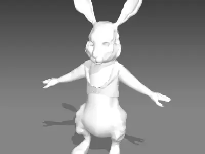 bunny rabbit 3D model