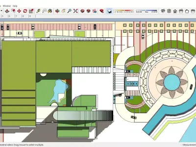 Sketchup Hotel G9 3D model