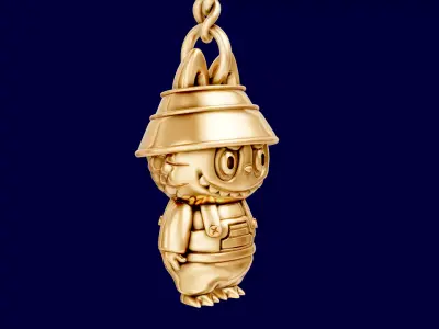 Labubu Key Holder 3D print model