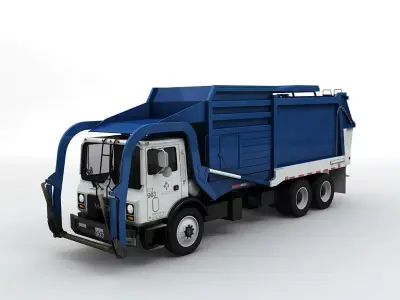Garbage Collection Truck 3D model