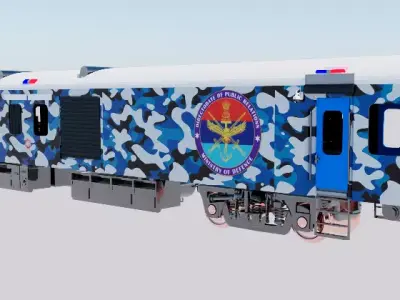 New LHB Generator Car Military Version Free 3D model