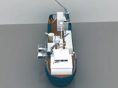 Container Ship 3D model by laseronicsart