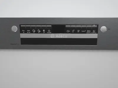 Bosch SMI6TCS00E Serie 6 Semi-Built in Dishwasher 3D model